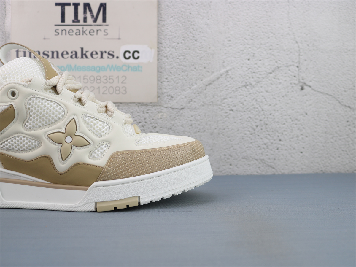 LV Skate Sneaker Beige White